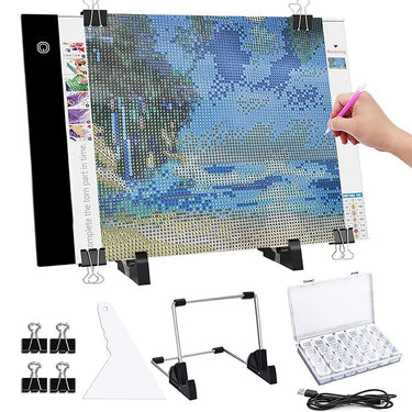 Lightpad A4 Diamond painting for you morgen in huis